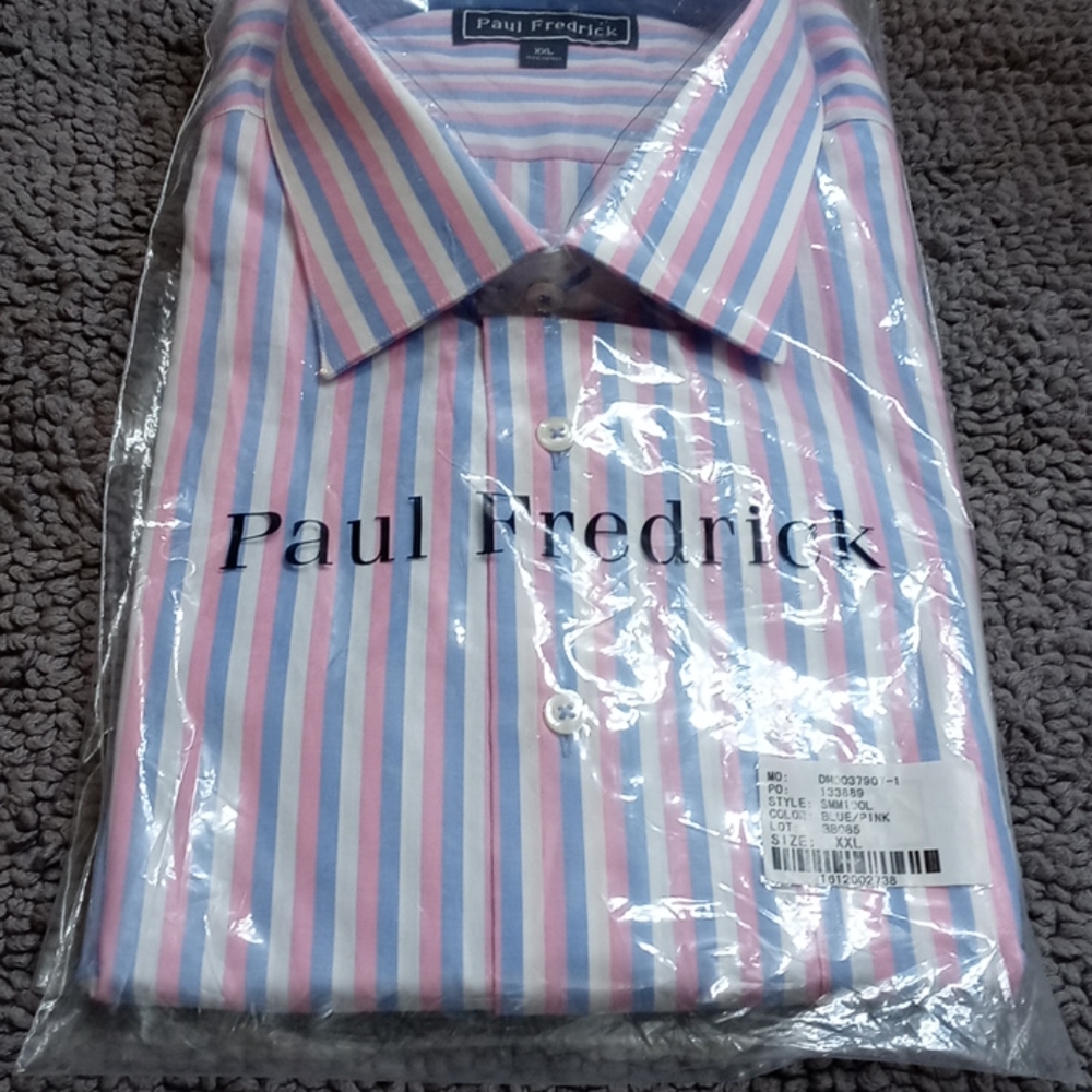 NEW PAUL FREDRICK DRESS SHIRT